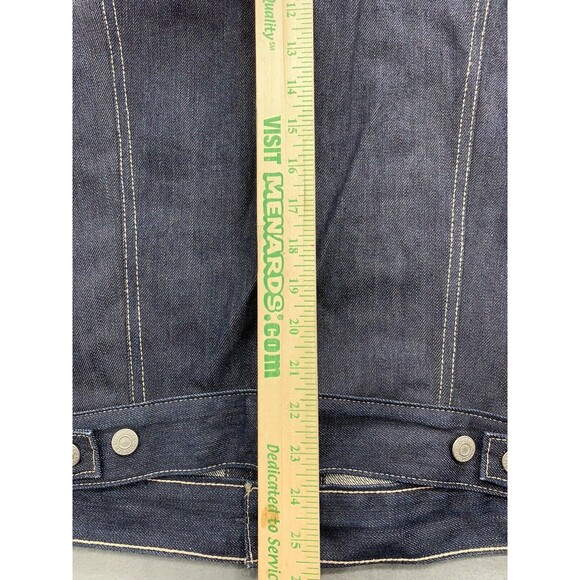 Levi's Trucker Denim Jean Jacket Dark Indigo Blue Men’s - Picture 10 of 16